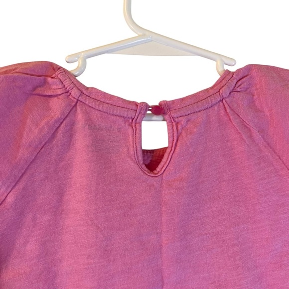 Baby Gap Girls Peacock T Shirt 3T Embroidered Boho Bird Colorful Keyhole Back - Picture 4 of 8